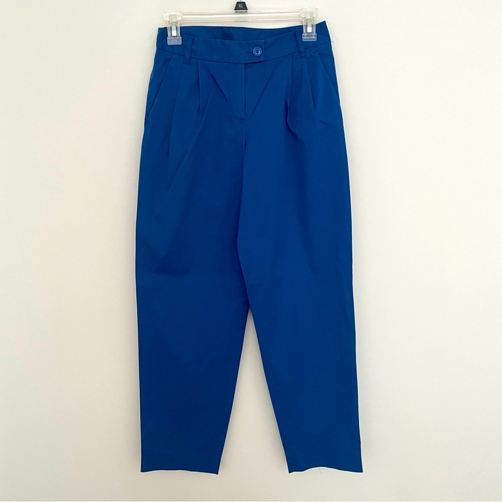 Moschino pleated barrel leg trousers